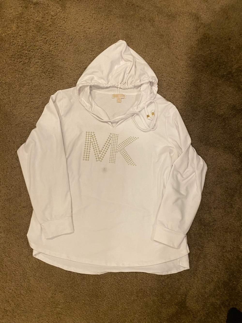 2 Michael Kors Women’s Long Sleeve Hoodie And Shirt Plus Size 1X and 2X!